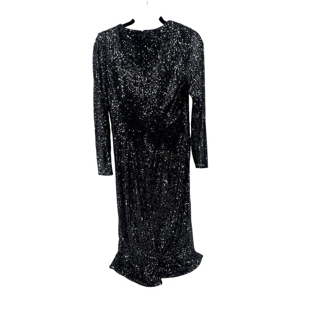 Mac Duggal 26940 Sequin Cocktail Knee Length Dress Womens Sz 10 NWT - Picture 7 of 11